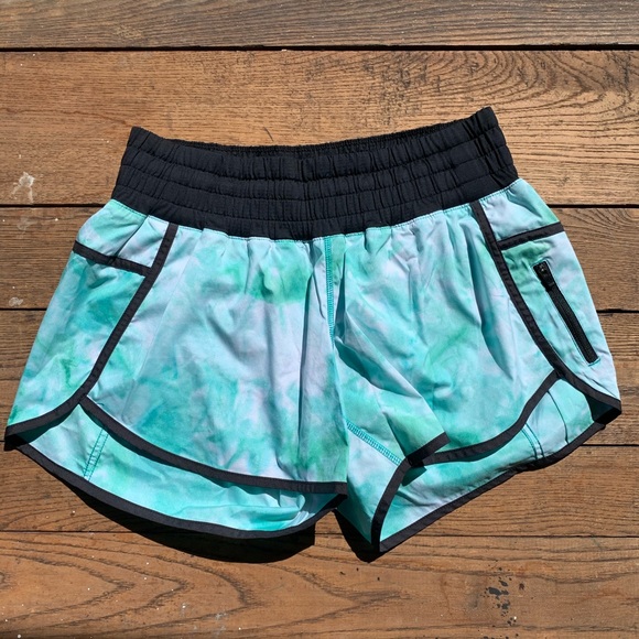 Lululemon Tie Dye Running Shorts Size 10 / Lululemon speed up shorts - Picture 1 of 13